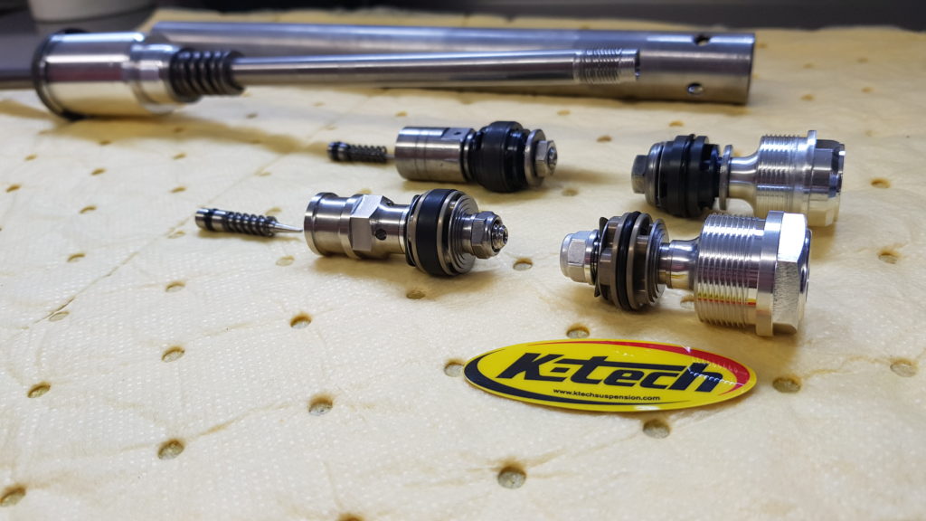 K-Tech  Motorcycle front fork suspension upgrades.